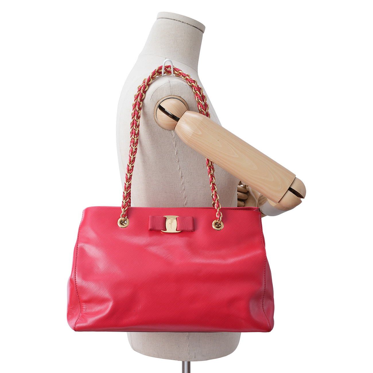 FERRAGAMO(USED)페레가모 멜리케 체인 숄더백