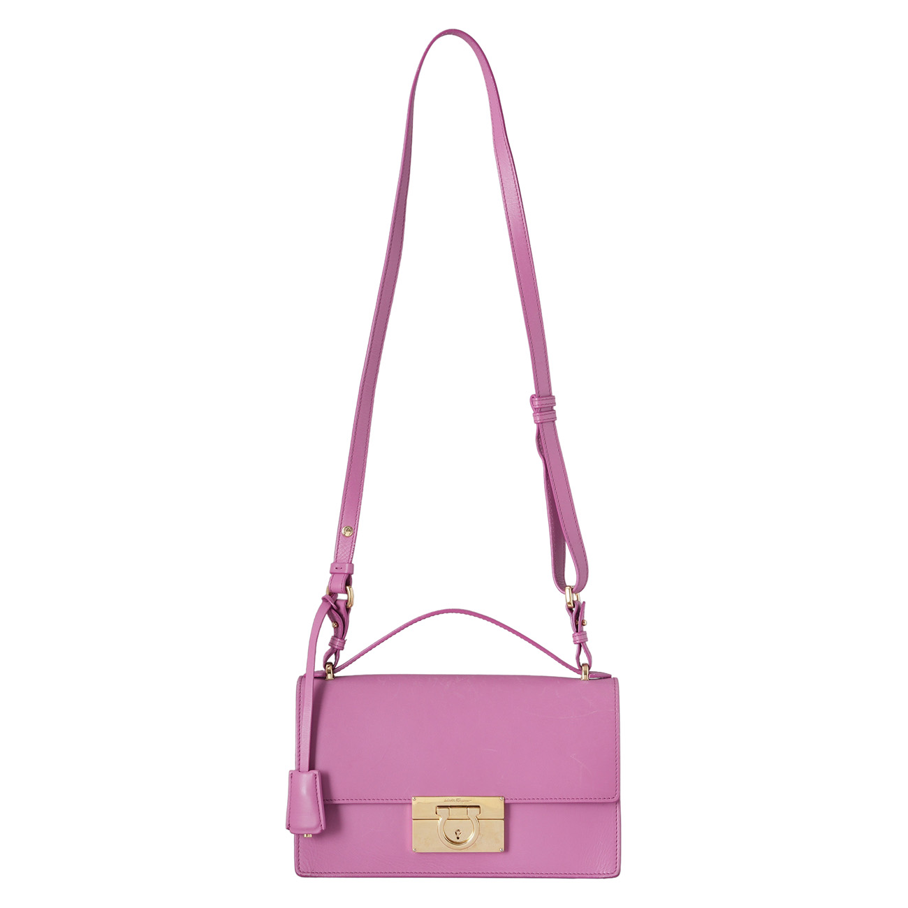 FERRAGAMO(USED)페레가모 간치니 플랩 크로스백