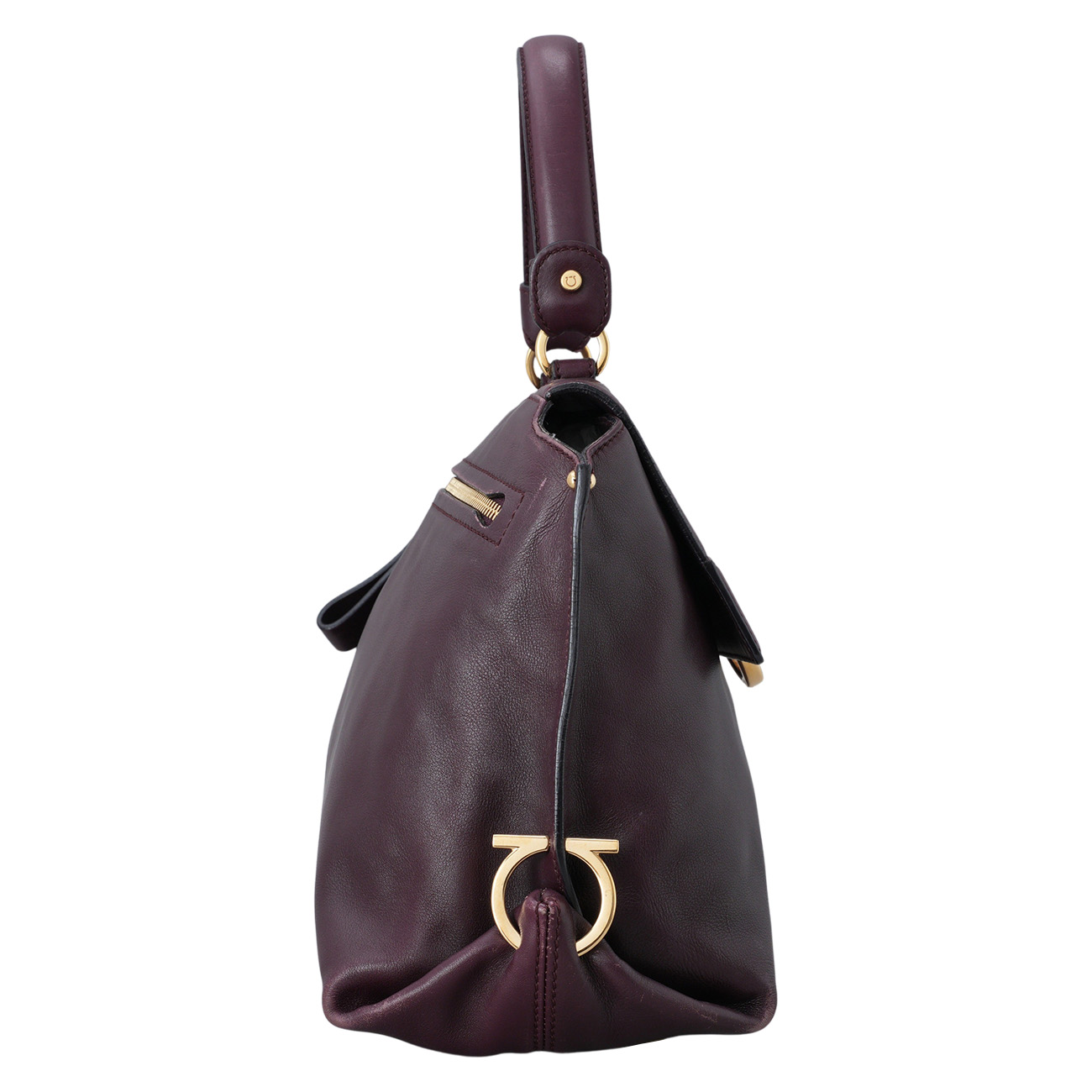 FERRAGAMO(USED)페레가모 간치니 탑핸들 숄더백