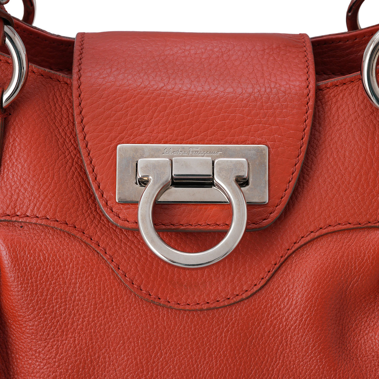 FERRAGAMO(USED)페라가모 간치니 토트백