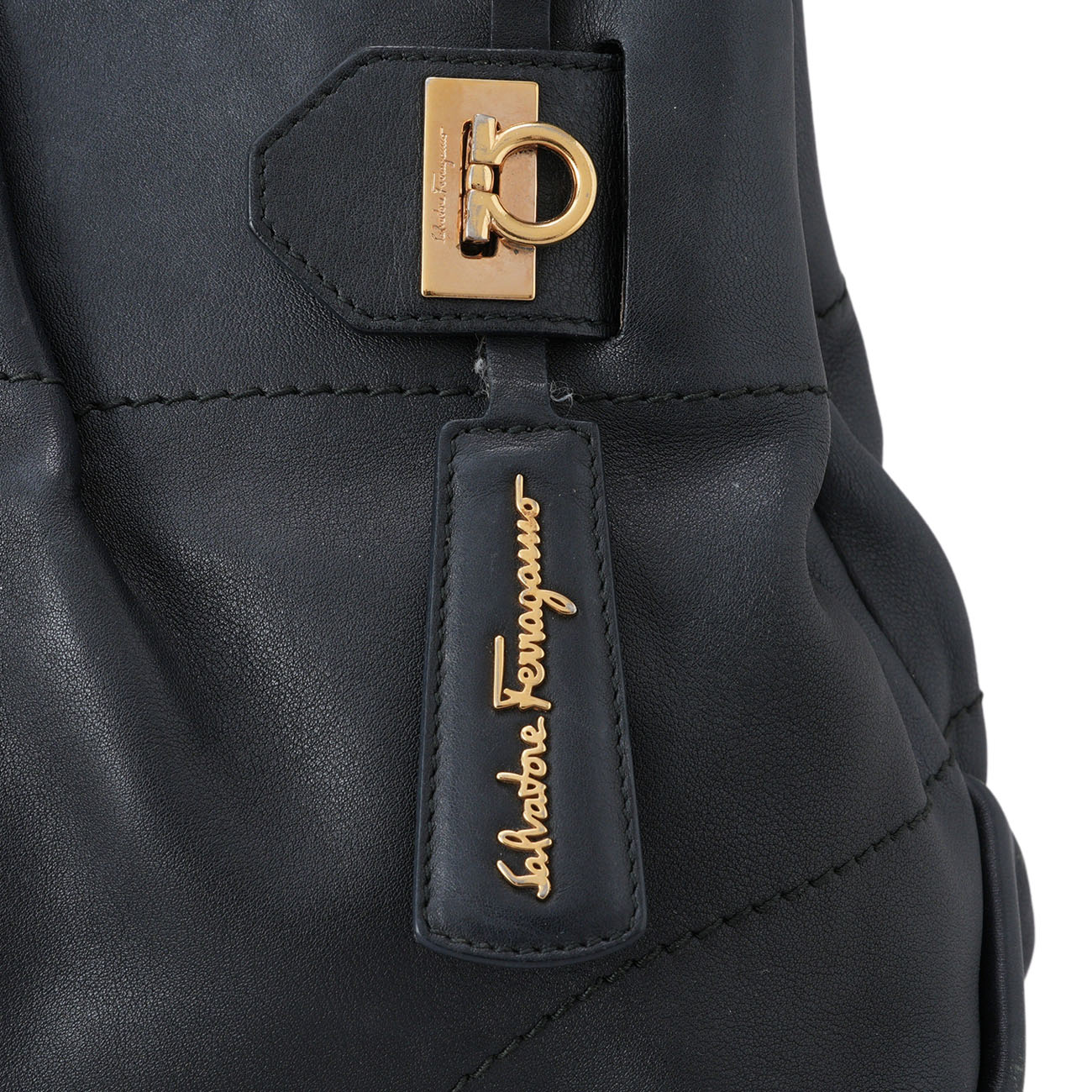 FERRAGAMO(USED)페레가모 레더 토트겸 숄더백