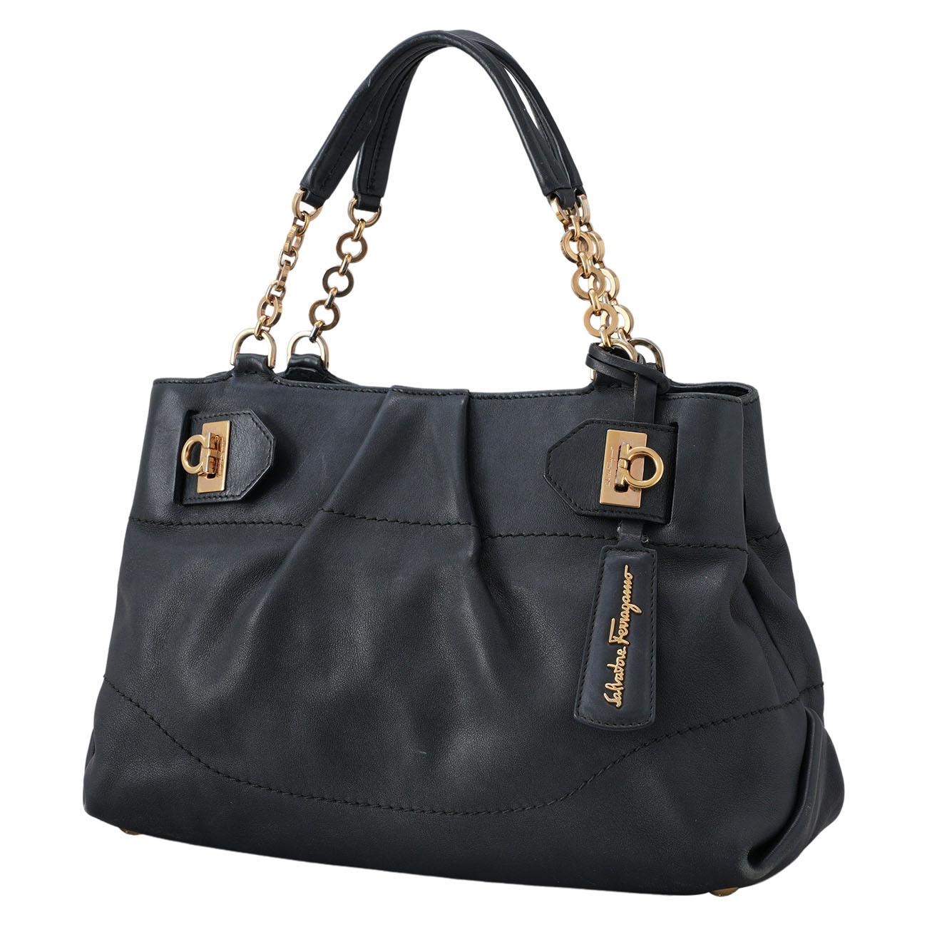 FERRAGAMO(USED)페레가모 레더 토트겸 숄더백