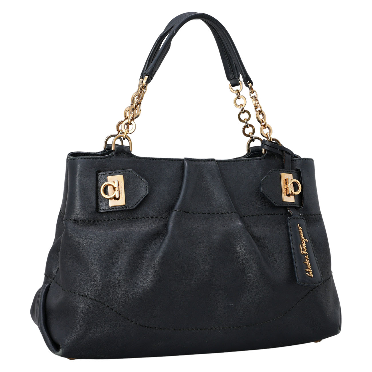 FERRAGAMO(USED)페레가모 레더 토트겸 숄더백