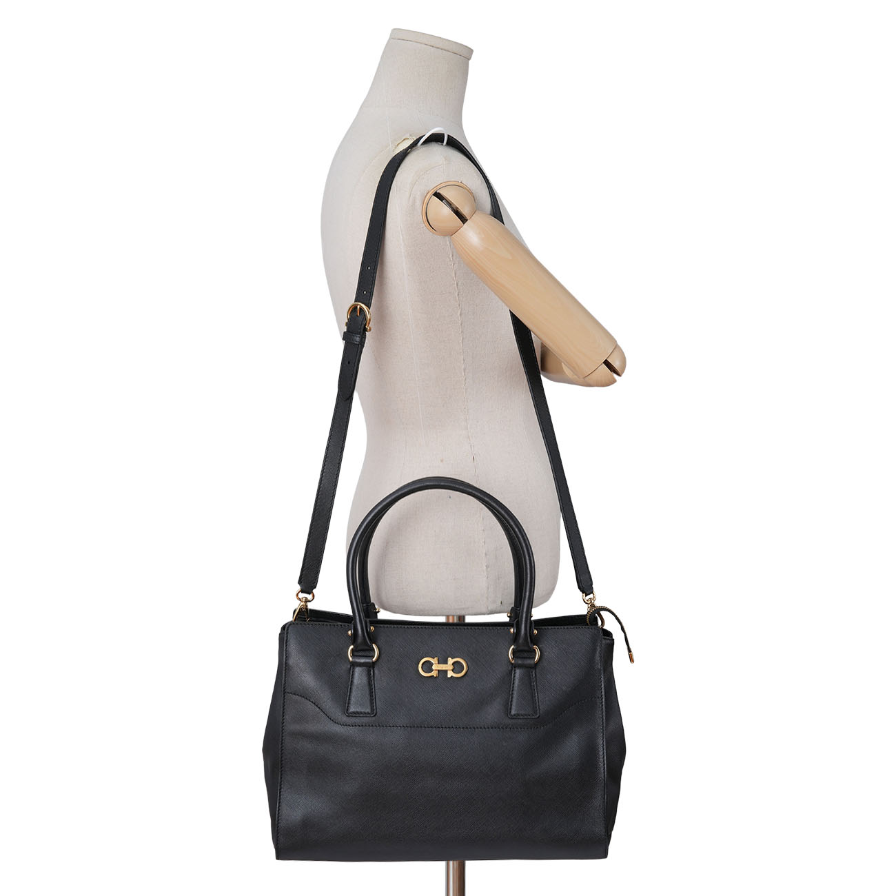 FERRAGAMO(USED)페레가모 간치니 토트겸 숄더백