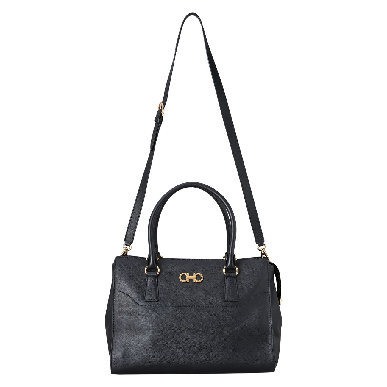FERRAGAMO(USED)페레가모 간치니 토트겸 숄더백