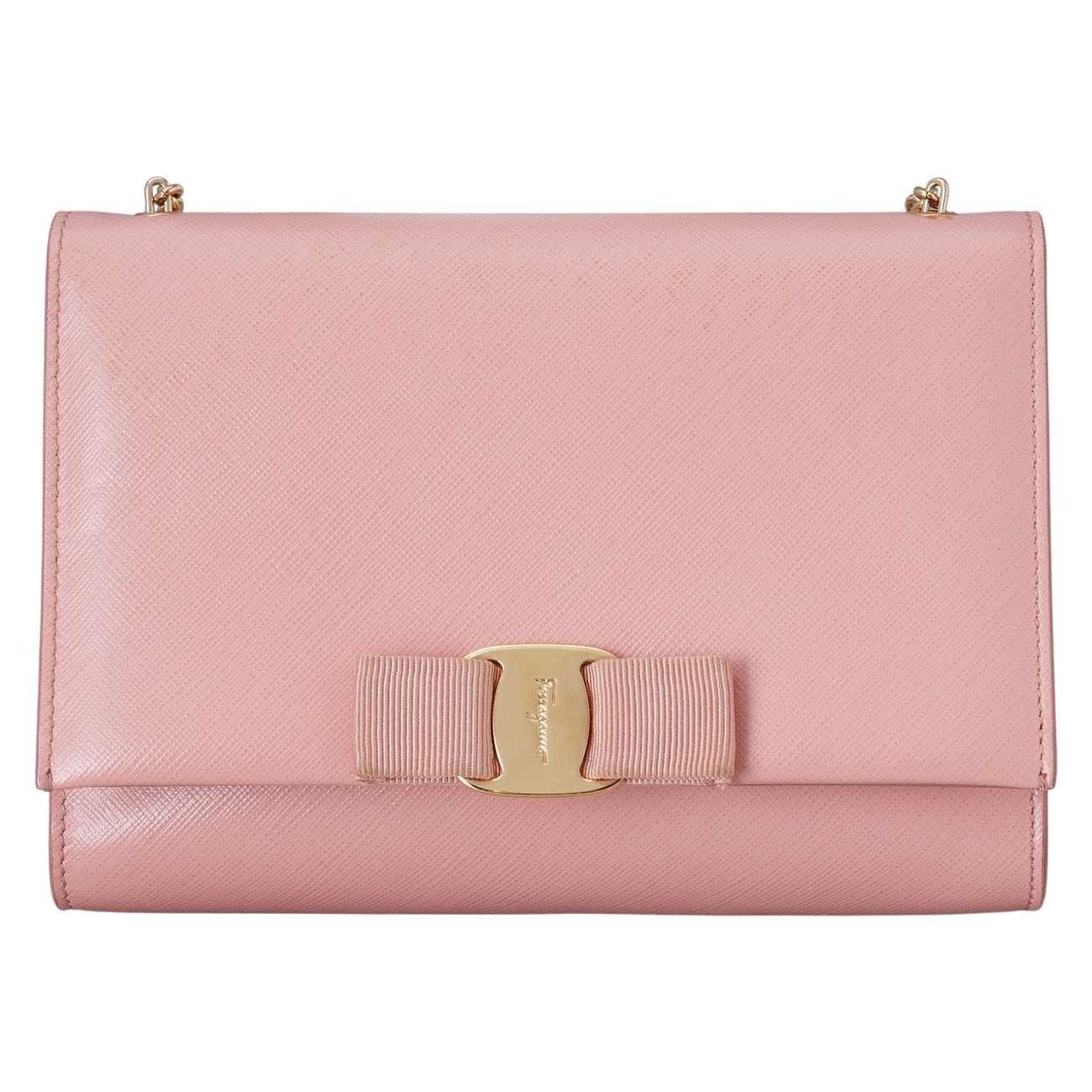 FERRAGAMO(USED)페레가모 바라보우 체인 크로스백