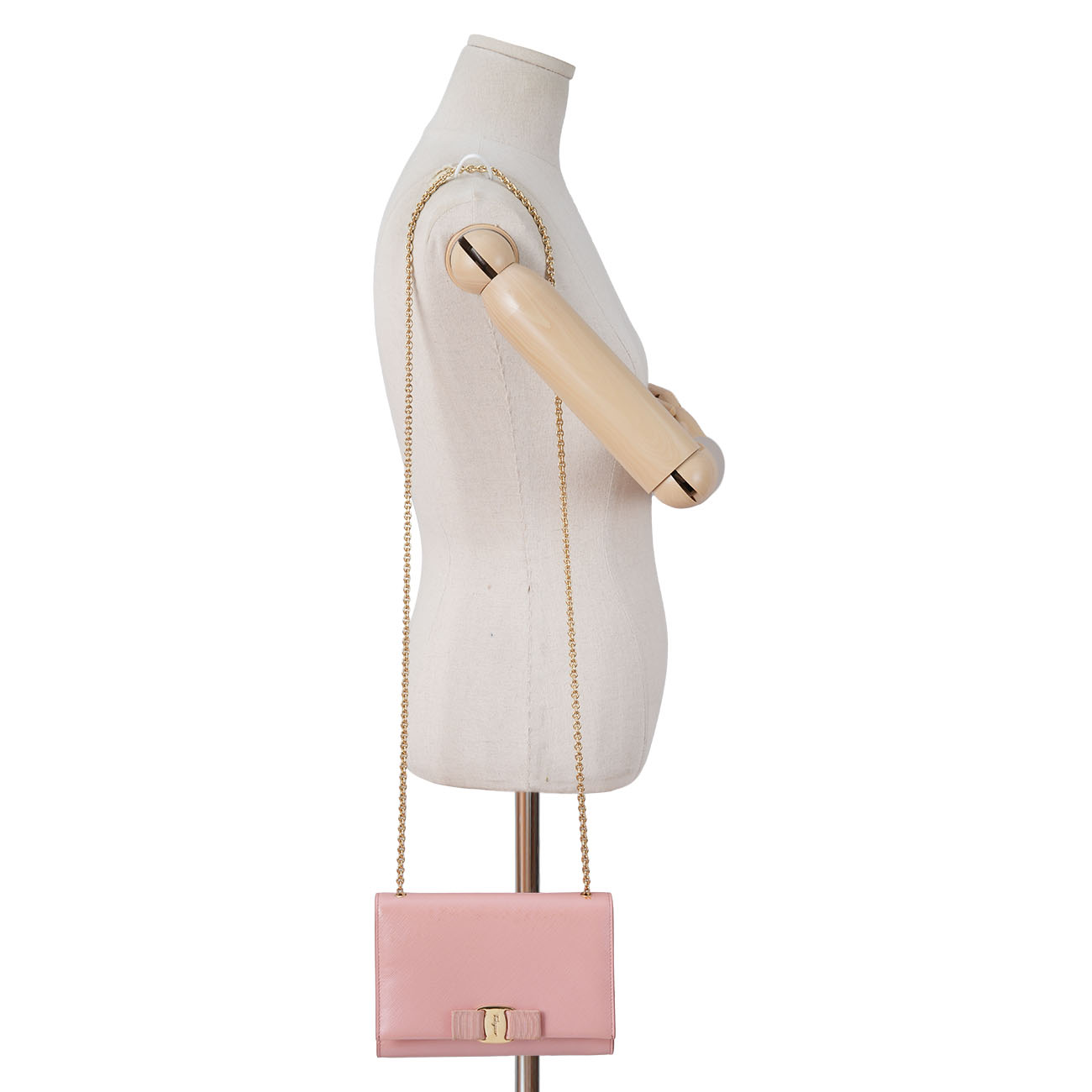 FERRAGAMO(USED)페레가모 바라보우 체인 크로스백