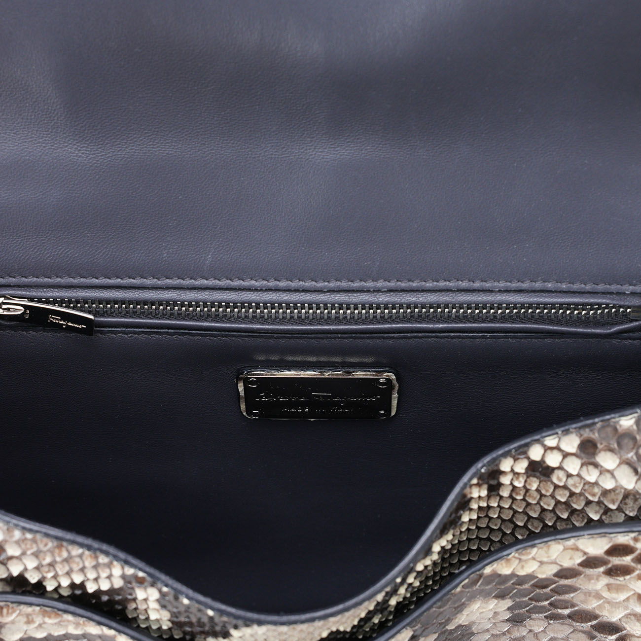 FERRAGAMO(USED)페레가모 소피아 파이톤 토트백