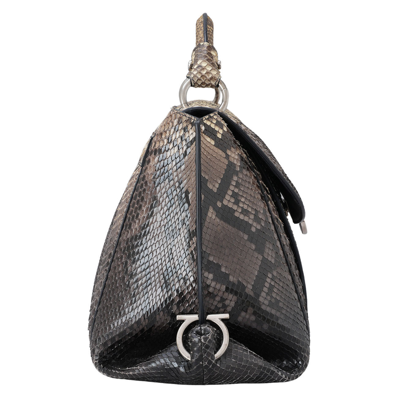 FERRAGAMO(USED)페레가모 소피아 파이톤 토트백