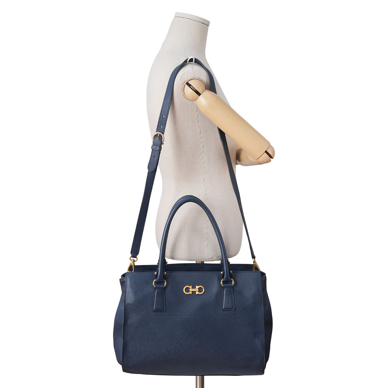 FERRAGAMO(USED)페레가모 간치니 토트겸 숄더백
