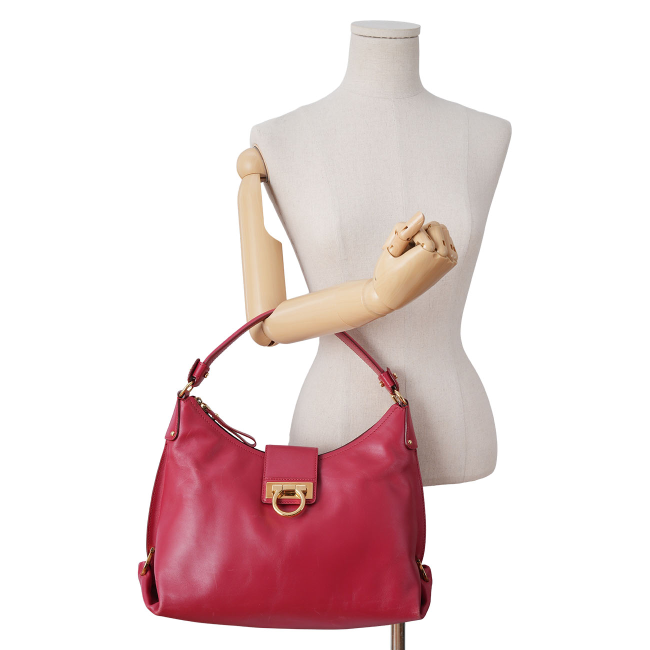 FERRAGAMO(USED)페레가모 간치니 호보백