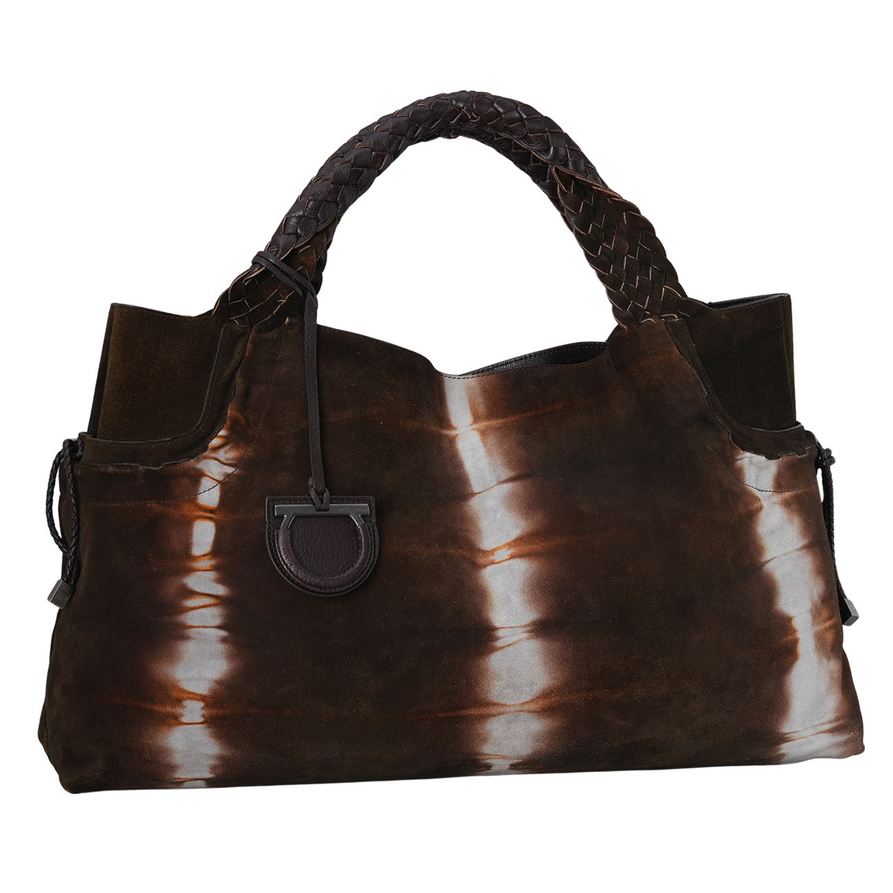 FERRAGAMO(USED)페레가모 스웨이드 토트백