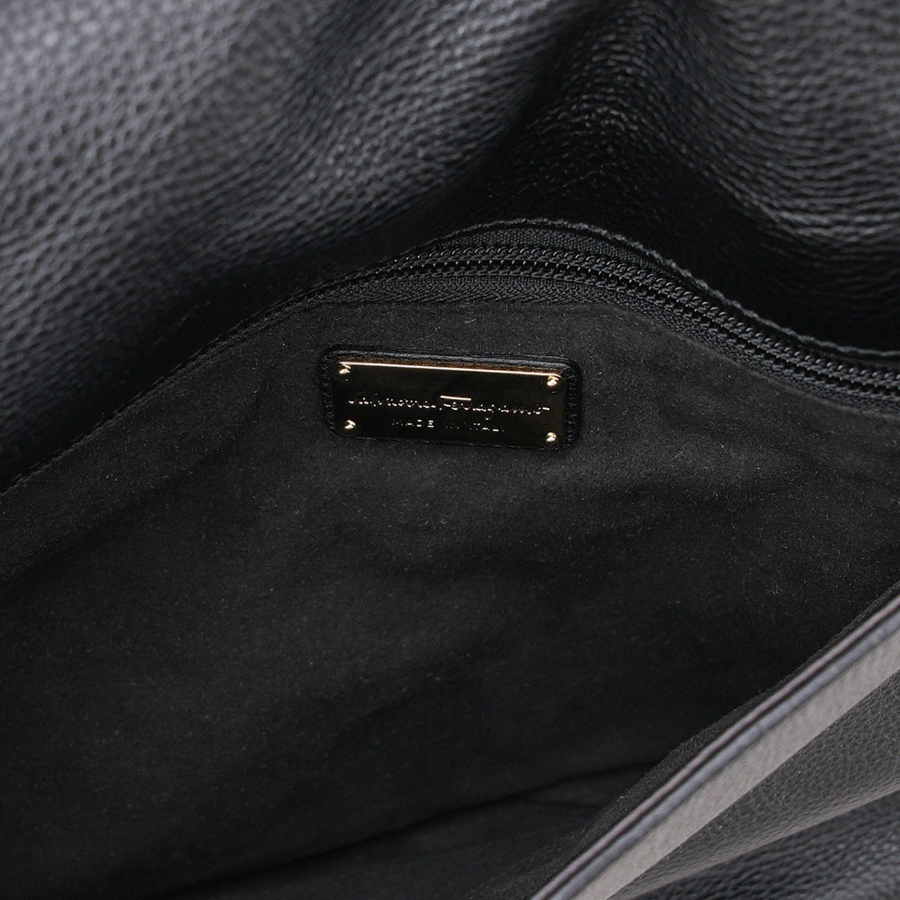 FERRAGAMO(USED)페라가모 간치니 레더 숄더백