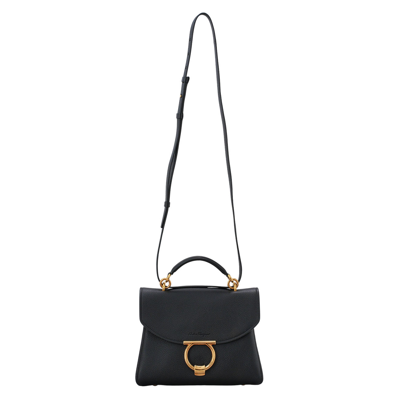 FERRAGAMO(USED)페레가모 간치니 마고 스몰 탑핸들 숄더백