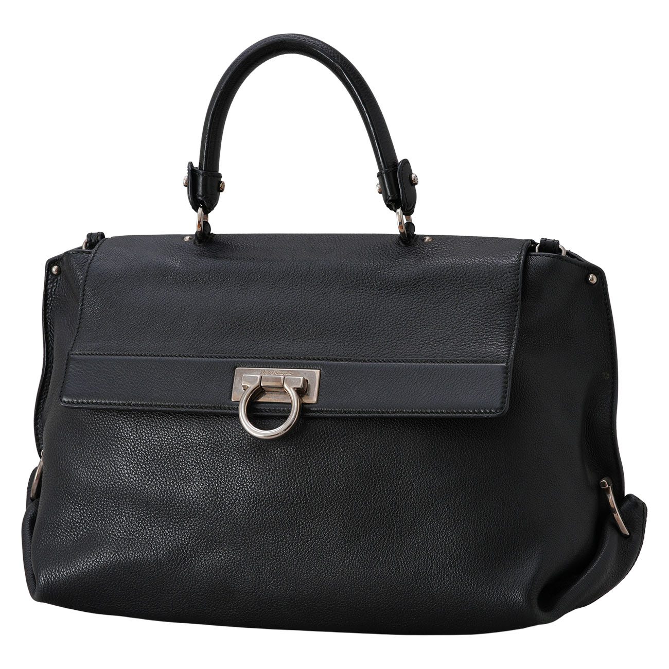 FERRAGAMO(USED)페레가모 간치니 토트겸 숄더백
