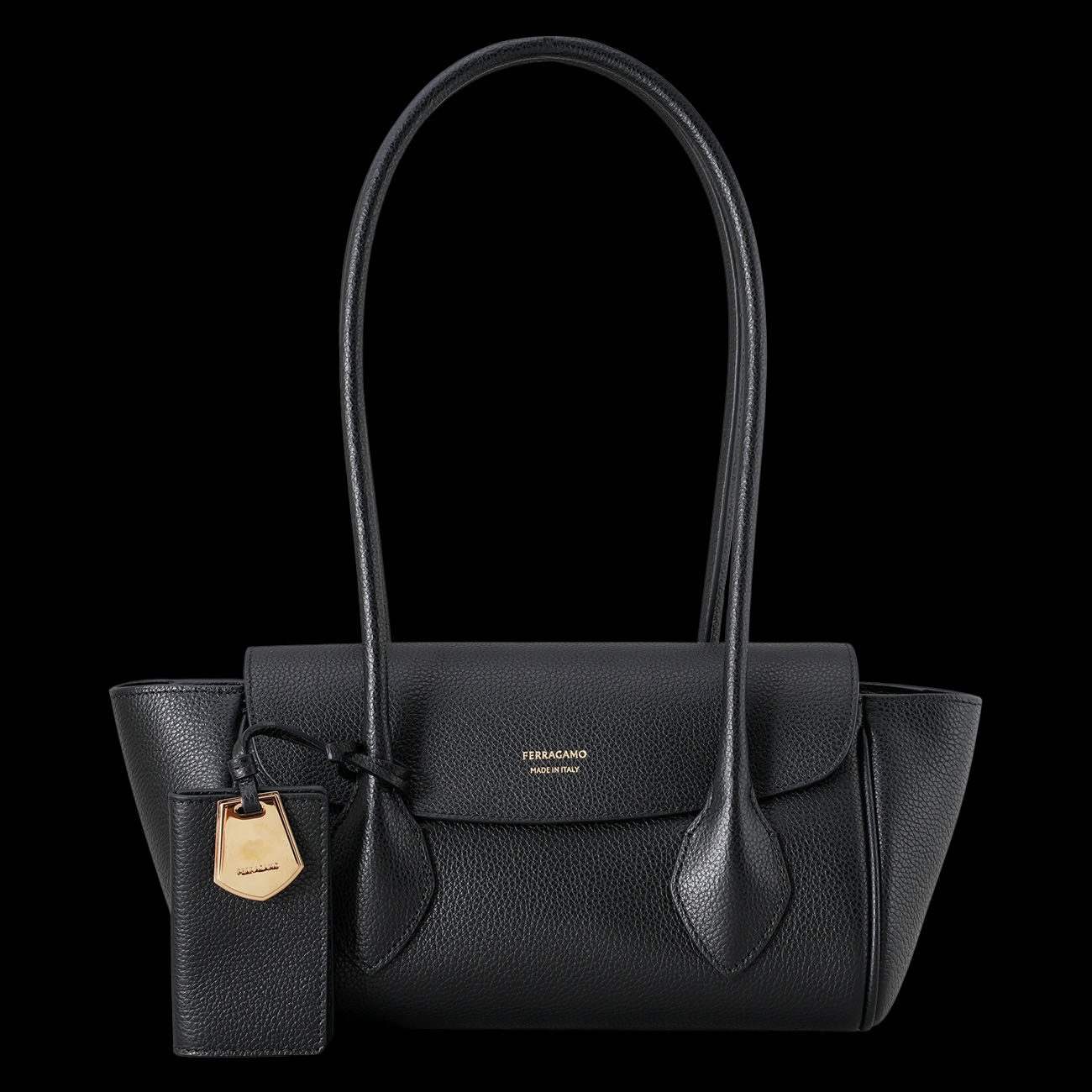 SALVATORE FERRAGAMO(USED)페레가모 이스트 웨스트 레더 숄더백