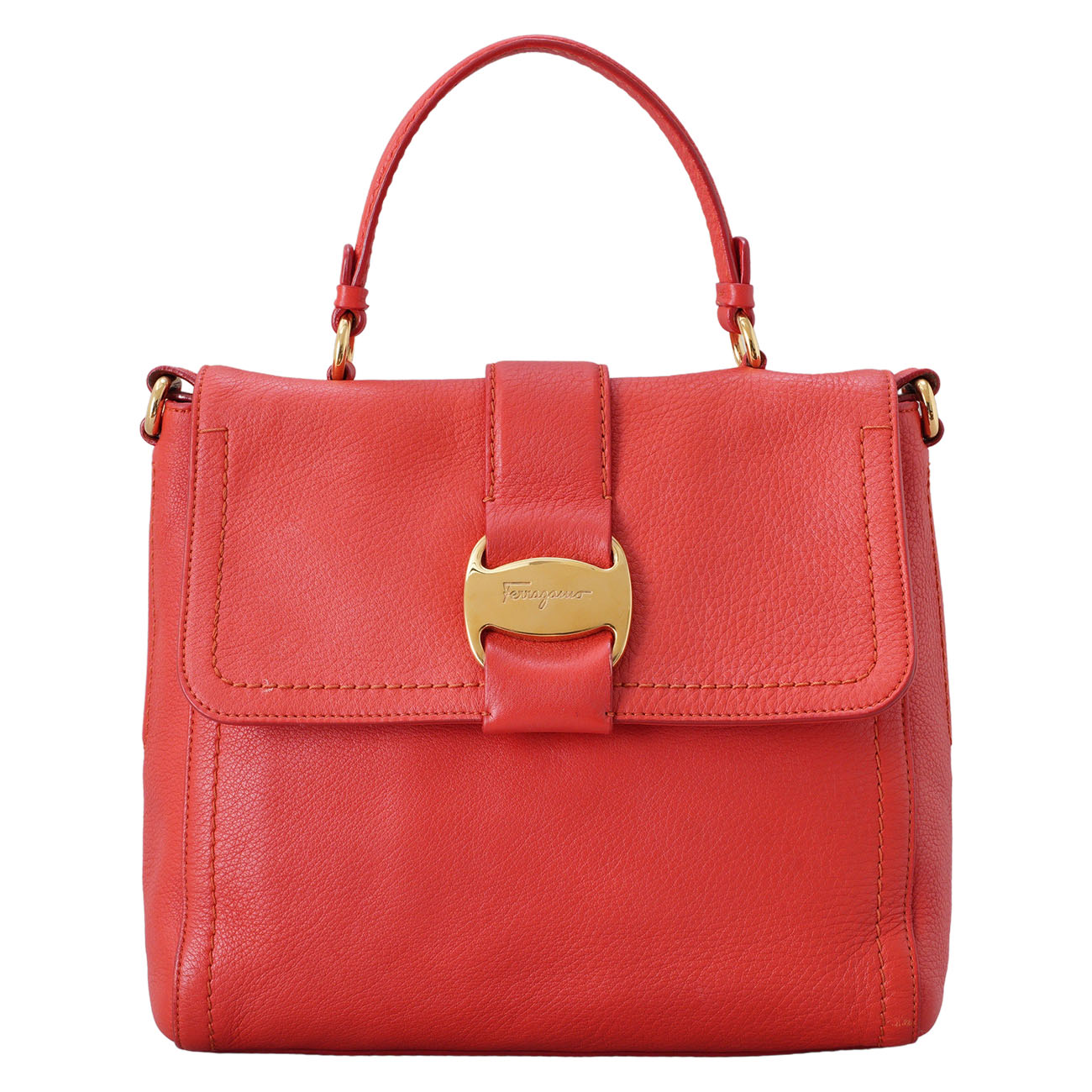 SALVATORE FERRAGAMO(USED)페레가모 탑핸들 숄더백