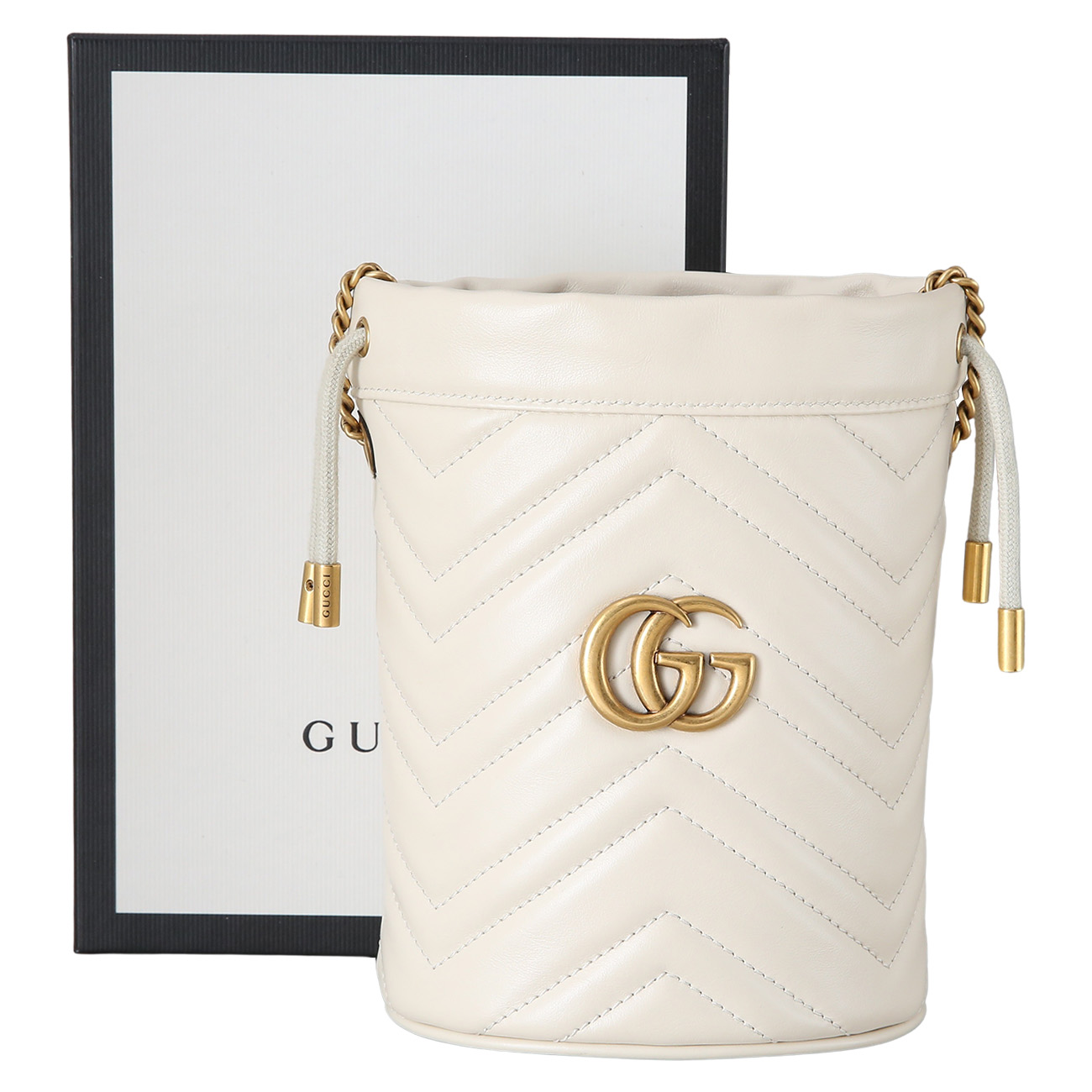 GUCCI(USED)구찌 575163 GG마몽 미니 버킷백