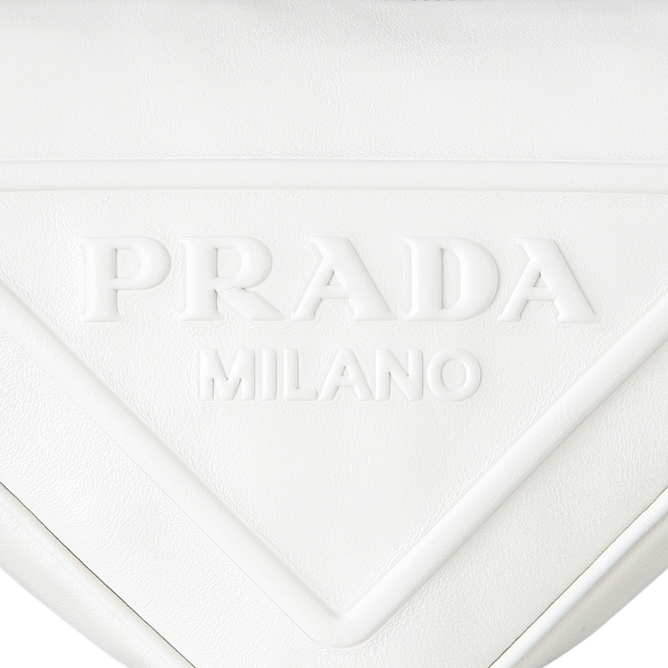 PRADA(USED)프라다 1BH190 트라이앵글 레더 숄더백