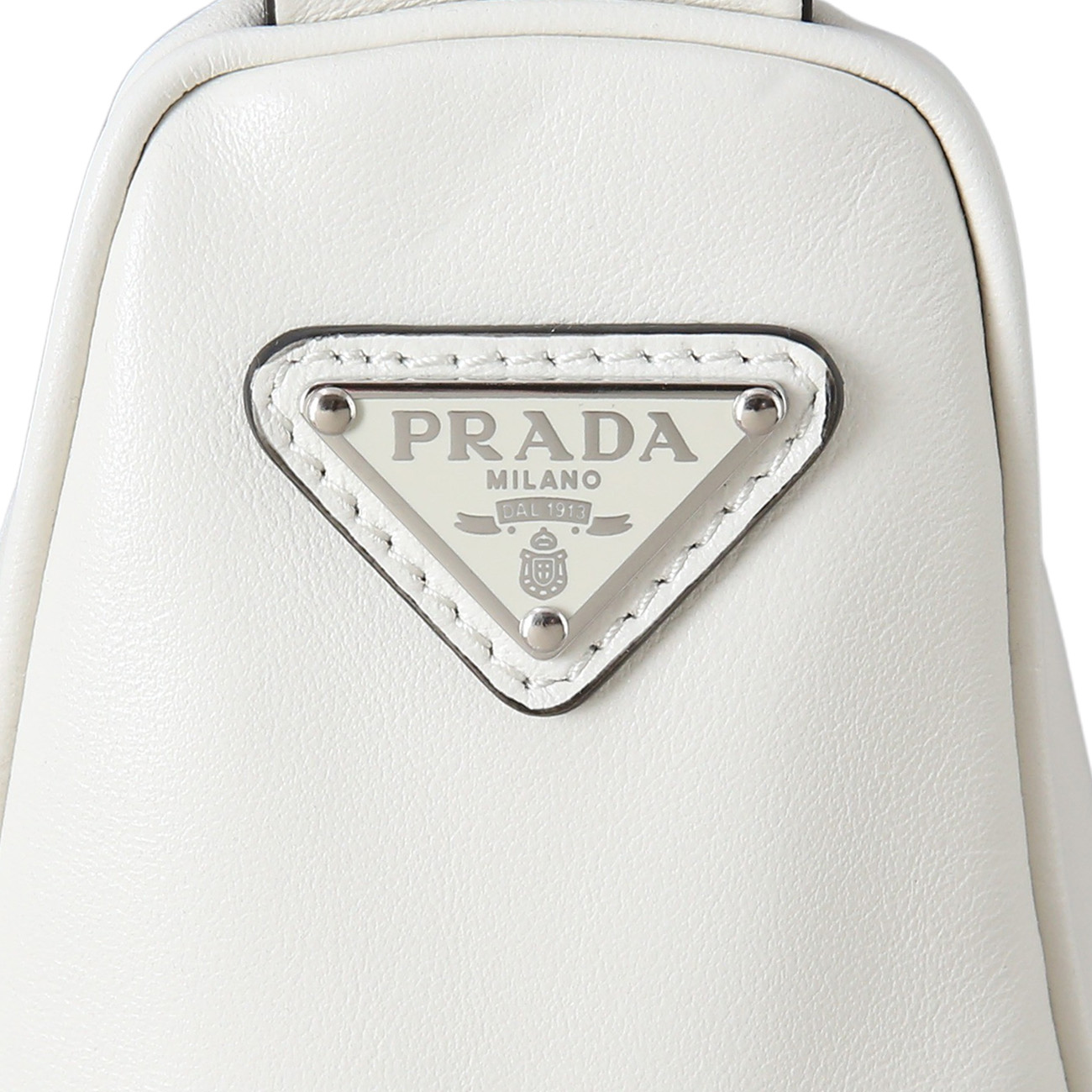 PRADA(USED)프라다 1BH190 트라이앵글 레더 숄더백