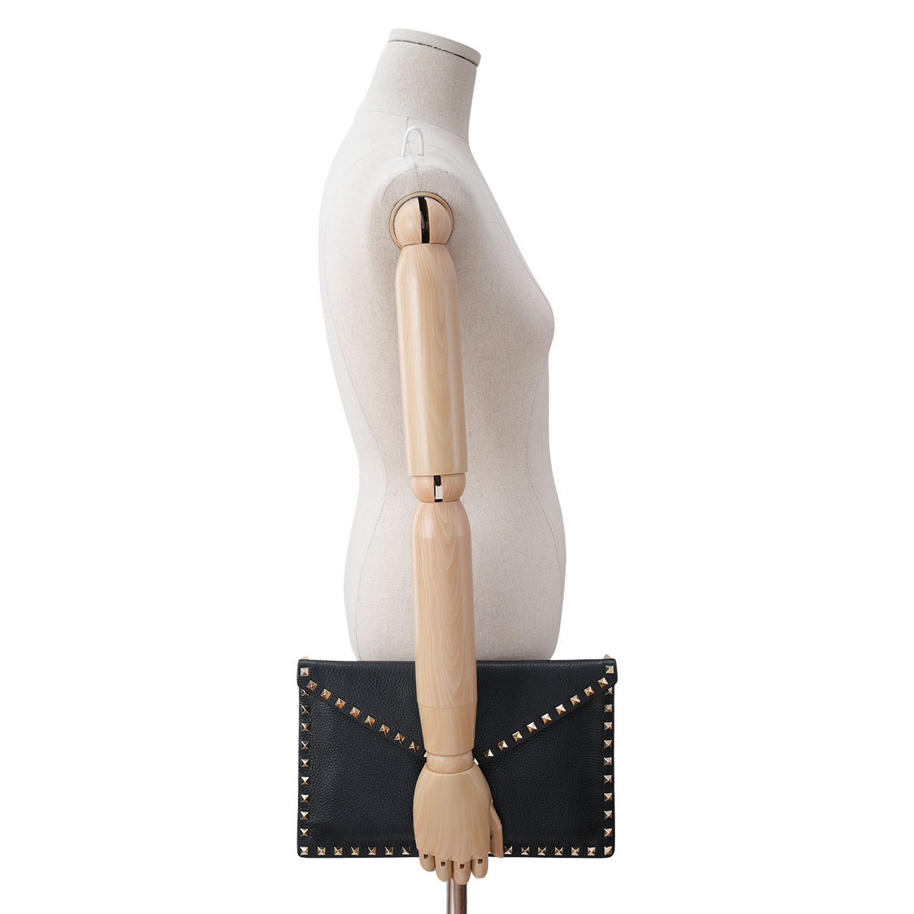 VALENTINO(USED)발렌티노 락스터드 엔벨로프 클러치백