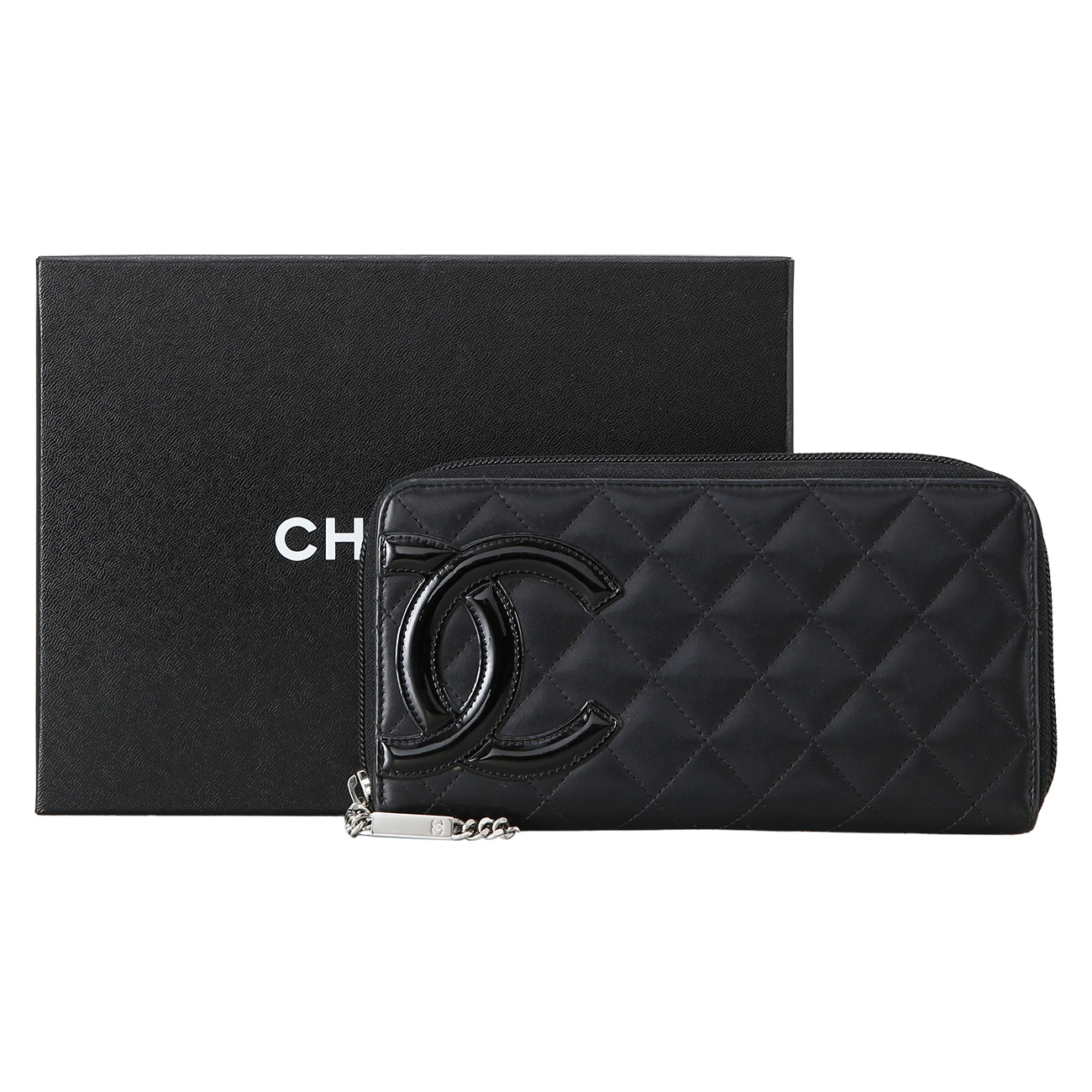 CHANEL(USED)샤넬 깜봉 장지갑