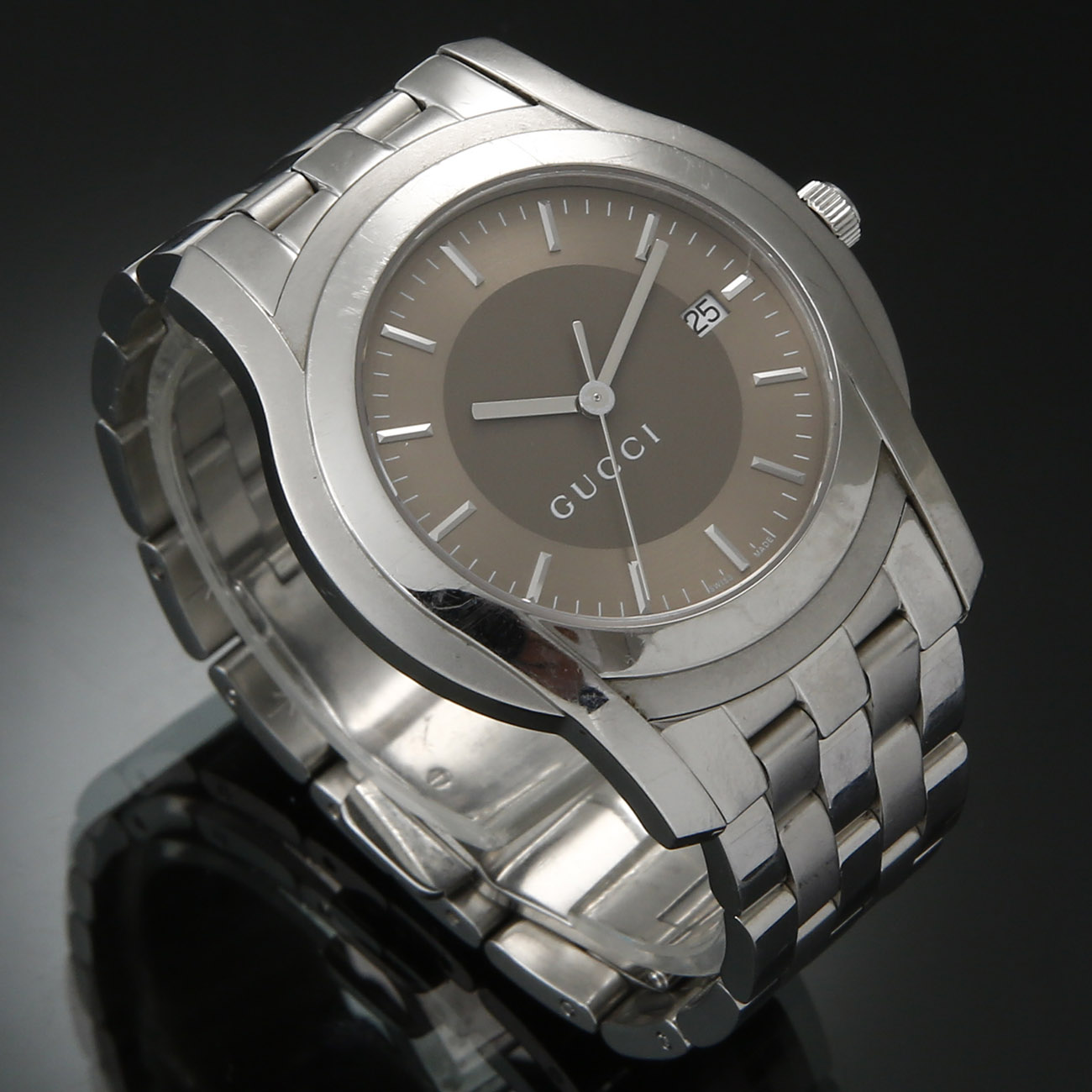 GUCCI(USED)구찌 스틸 워치 5500XL