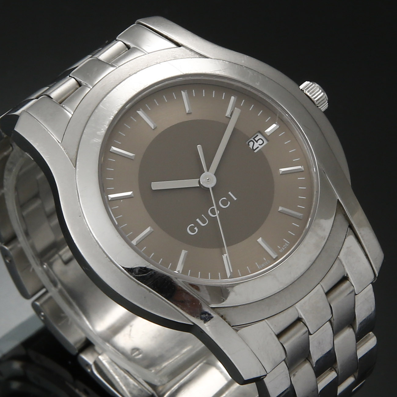 GUCCI(USED)구찌 스틸 워치 5500XL