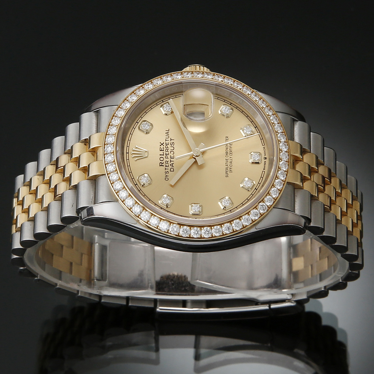 ROLEX(USED)롤렉스 데이저스트36 다이아베젤 126283RBR