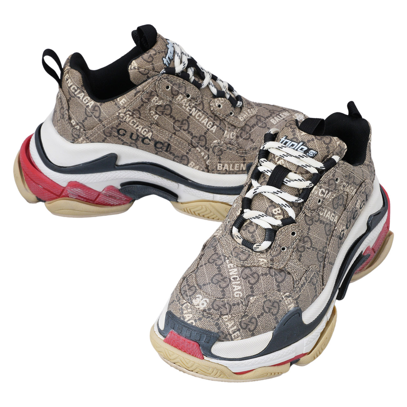 BALENCIAGA(USED)발렌시아가 해커프로젝트 트리플 S #36