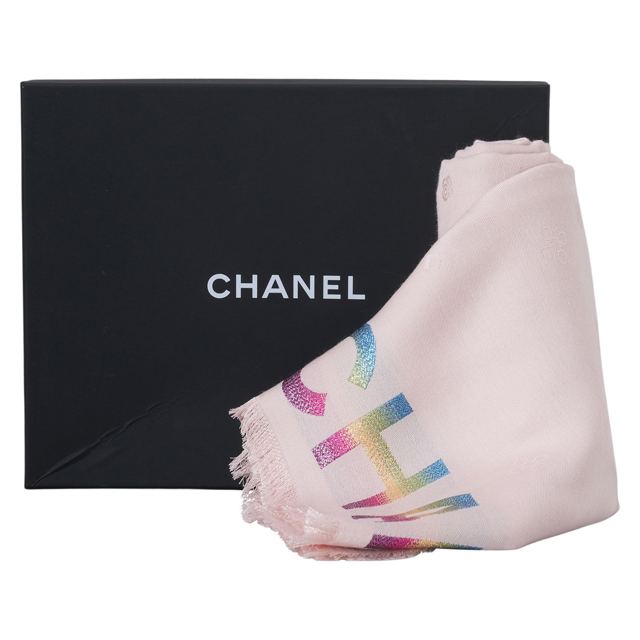 CHANEL(NEW)샤넬 실크 캐시미어 숄