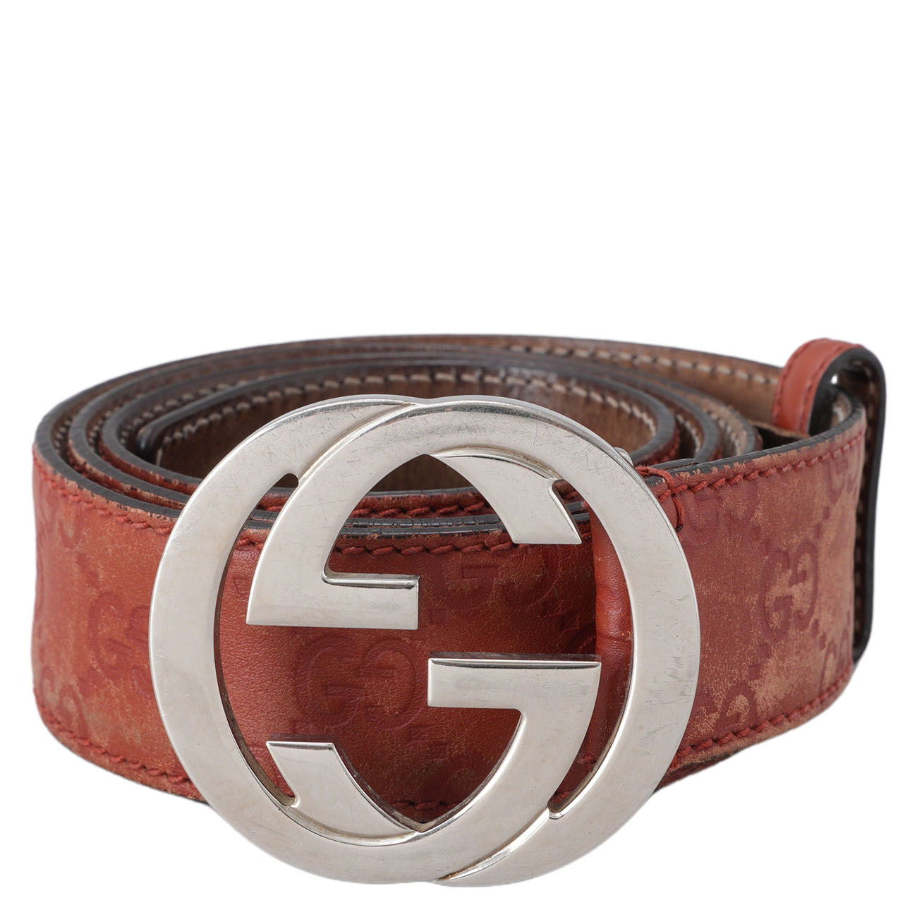 GUCCI(USED)구찌 114984 시마 인터로킹 버클 벨트