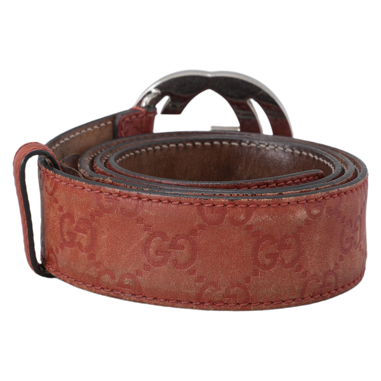 GUCCI(USED)구찌 114984 시마 인터로킹 버클 벨트