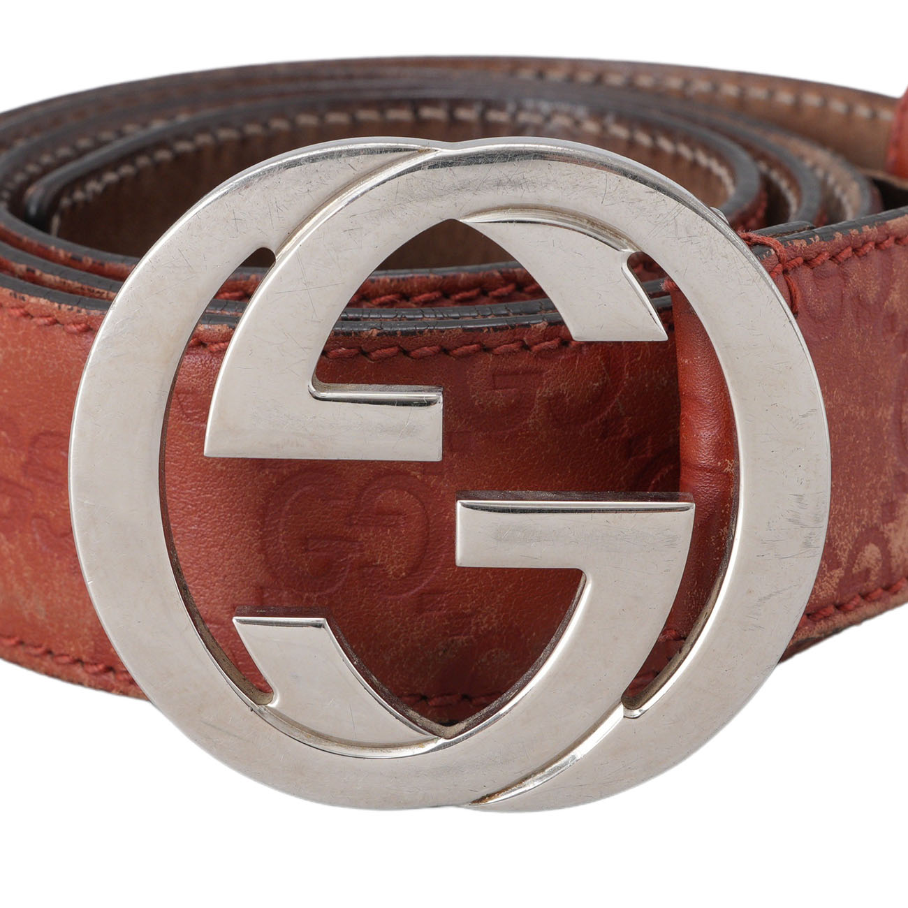 GUCCI(USED)구찌 114984 시마 인터로킹 버클 벨트