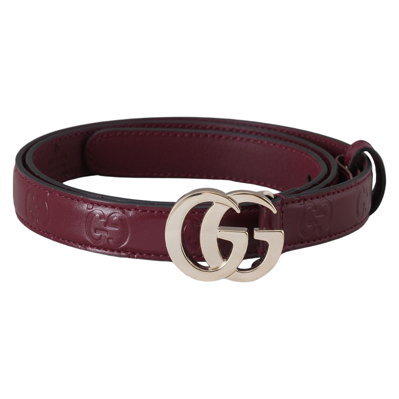 GUCCI(USED)구찌 805711 GG밀라노 슬림 벨트