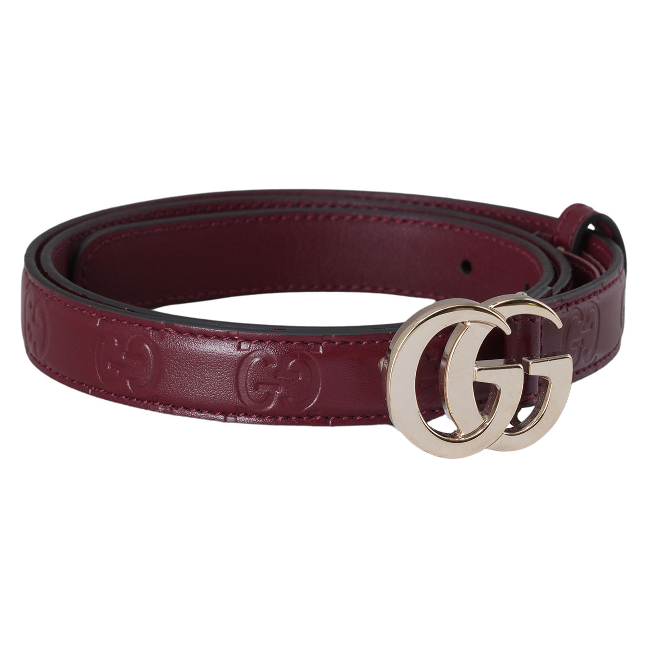 GUCCI(USED)구찌 805711 GG밀라노 슬림 벨트