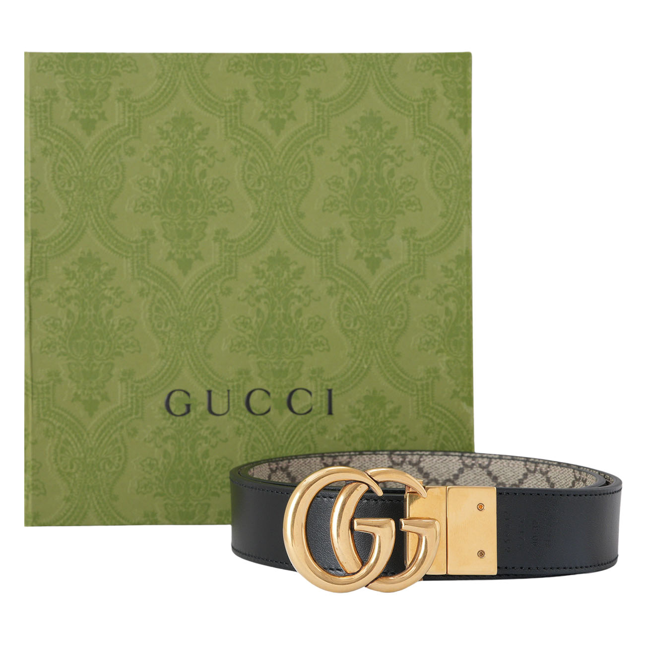 GUCCI(USED)구찌 659417 리버서블 벨트 #80/32