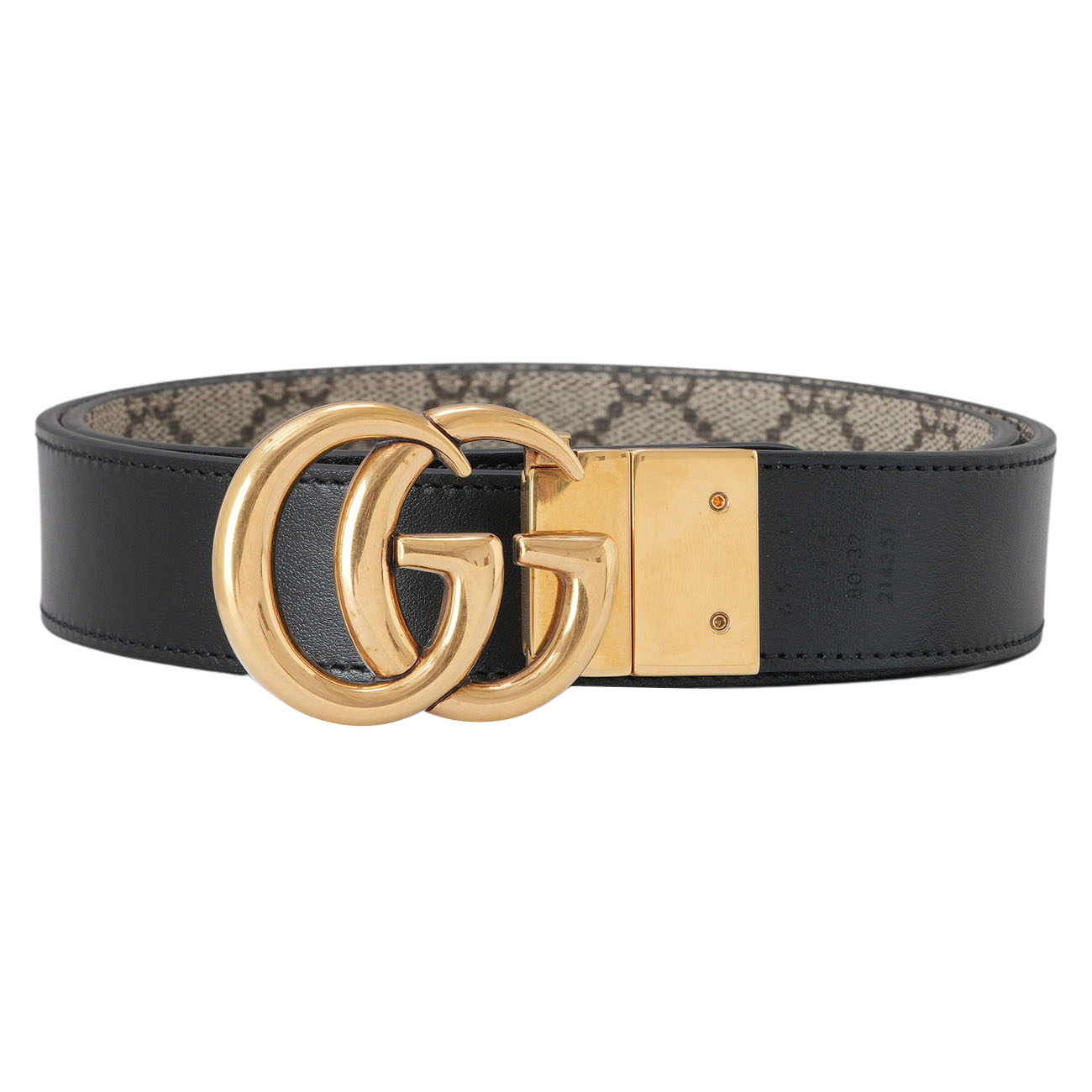 GUCCI(USED)구찌 659417 리버서블 벨트 #80/32