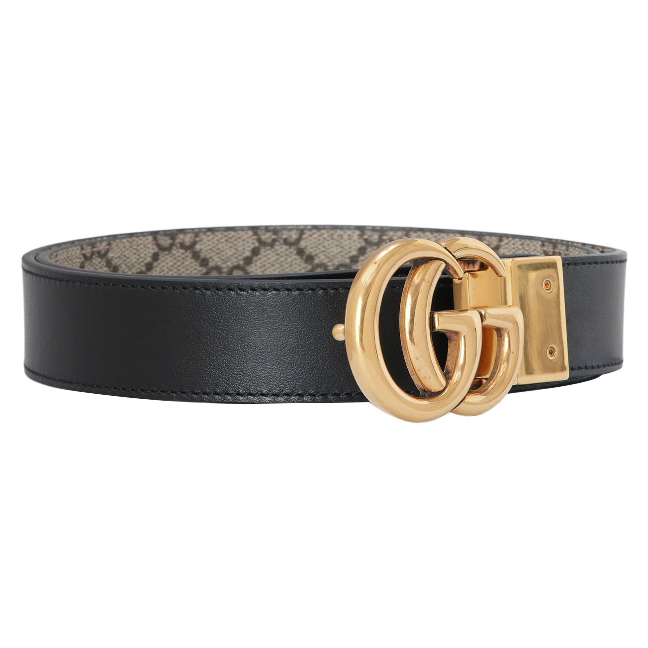 GUCCI(USED)구찌 659417 리버서블 벨트 #80/32