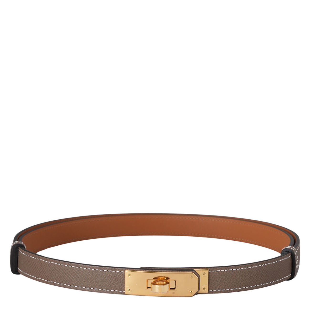 HERMES(NEW)에르메스 켈리 18 벨트 에토프 골드