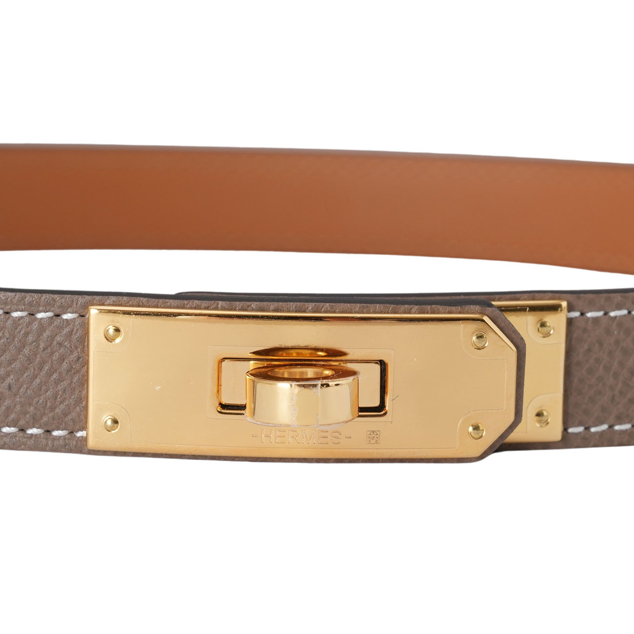 HERMES(NEW)에르메스 켈리 18 벨트 에토프 골드