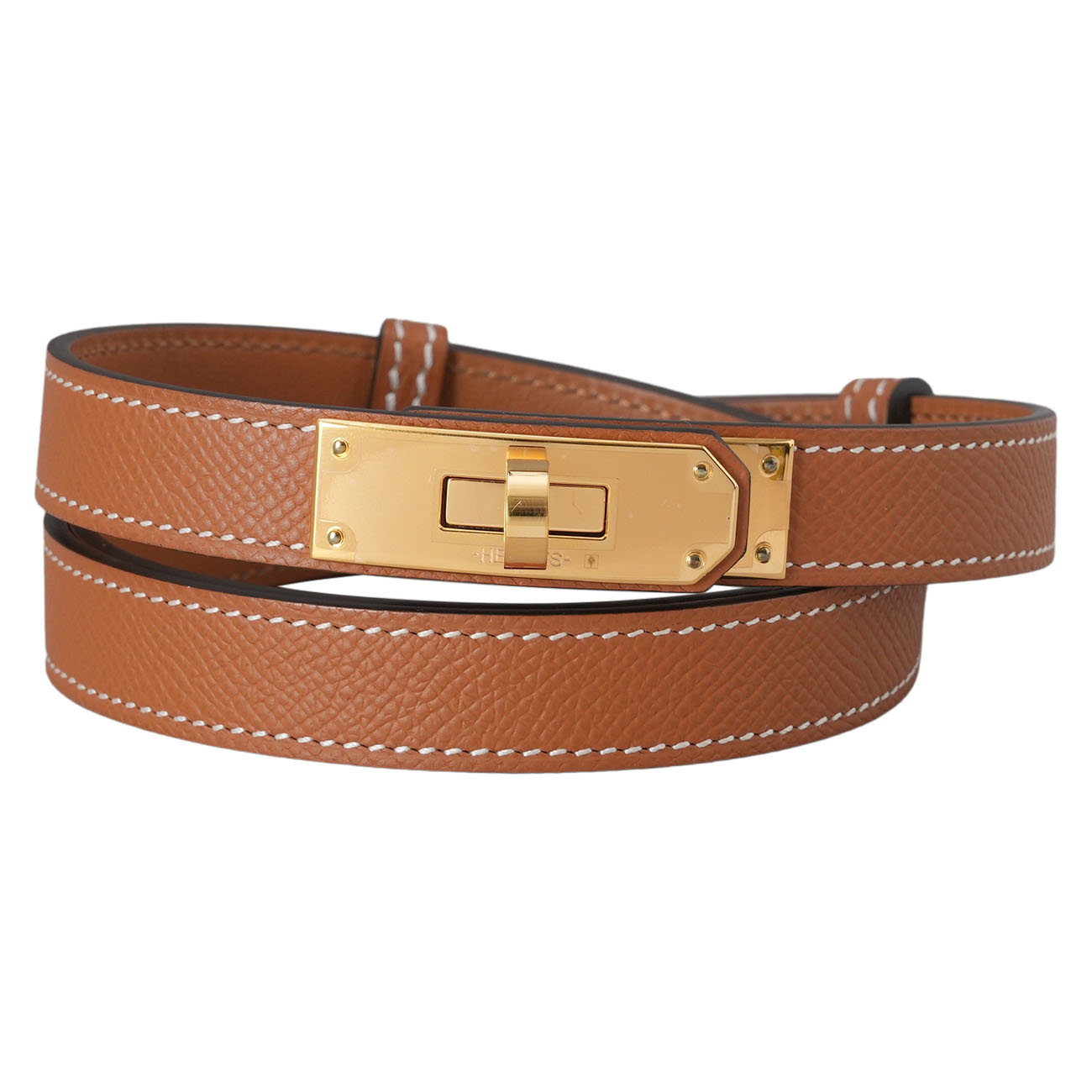 HERMES(USED)에르메스 켈리 벨트 골드 금장