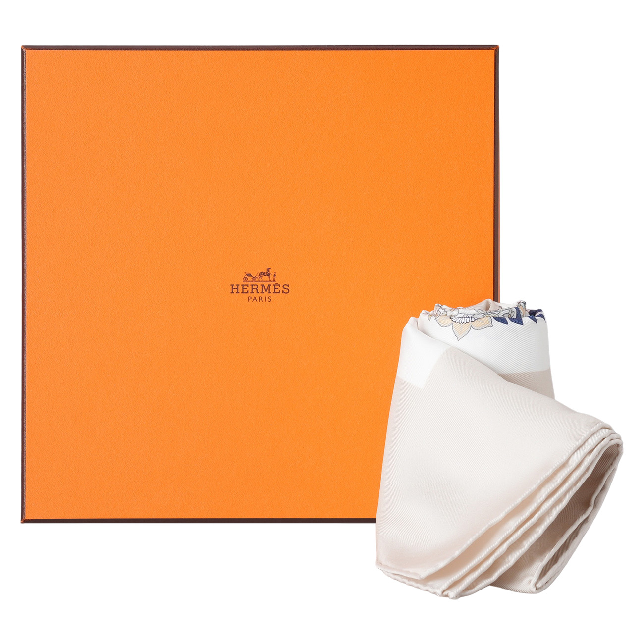 HERMES(USED)에르메스 Brides de Gala en Fleurs 스카프 90