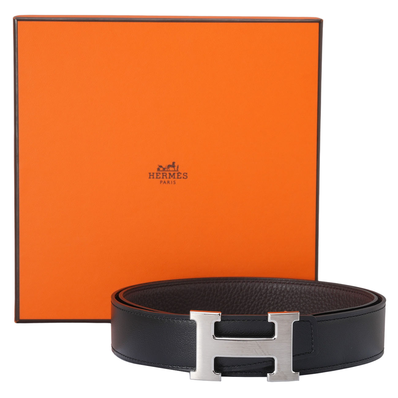 HERMES(USED)에르메스 H 버클 & 리버서블 벨트 32mm