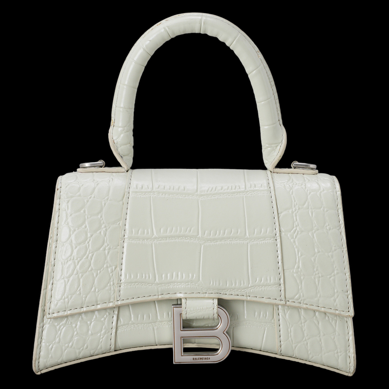 BALENCIAGA(USED)발렌시아가 592833 아워글래스 XS 탑핸들 숄더백