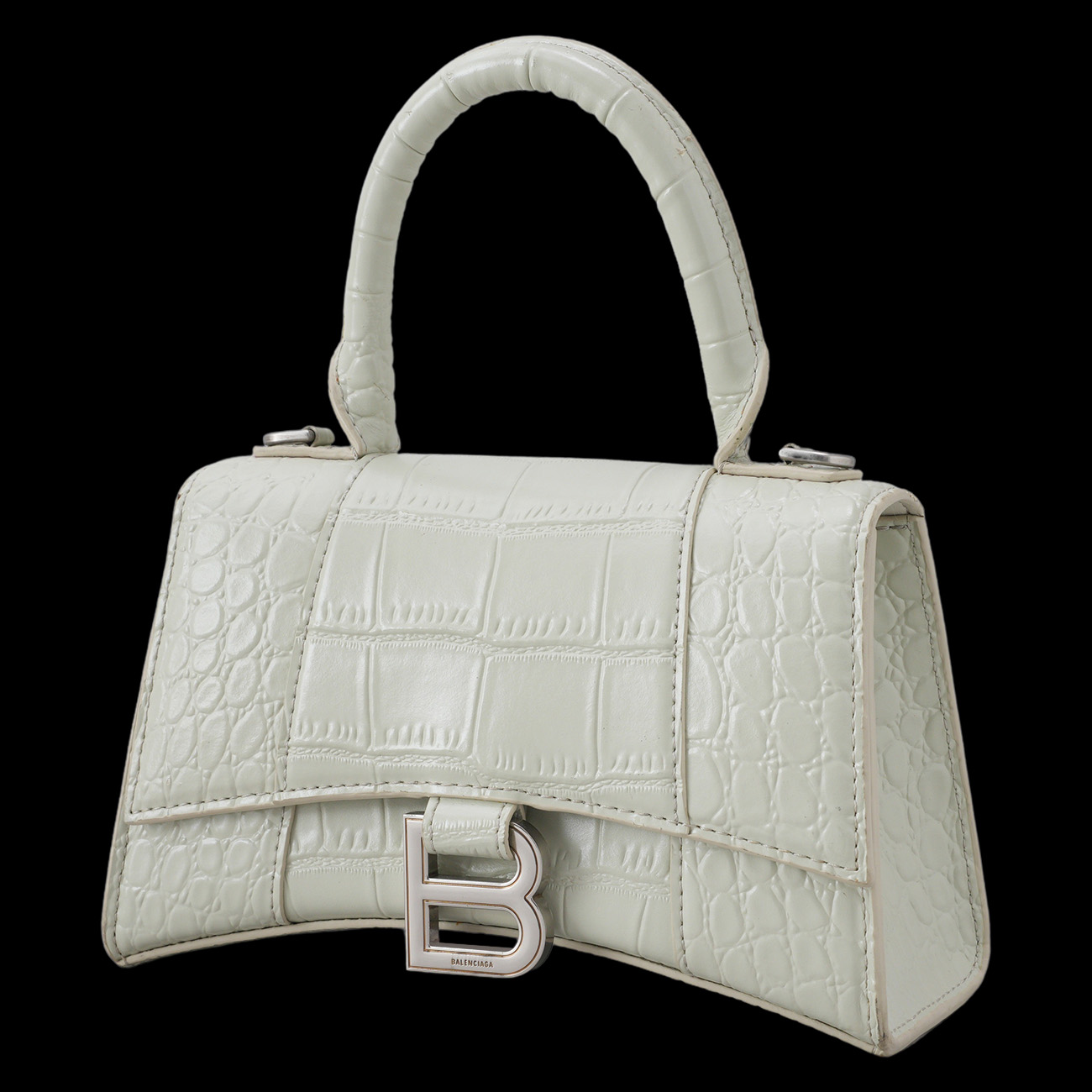BALENCIAGA(USED)발렌시아가 592833 아워글래스 XS 탑핸들 숄더백
