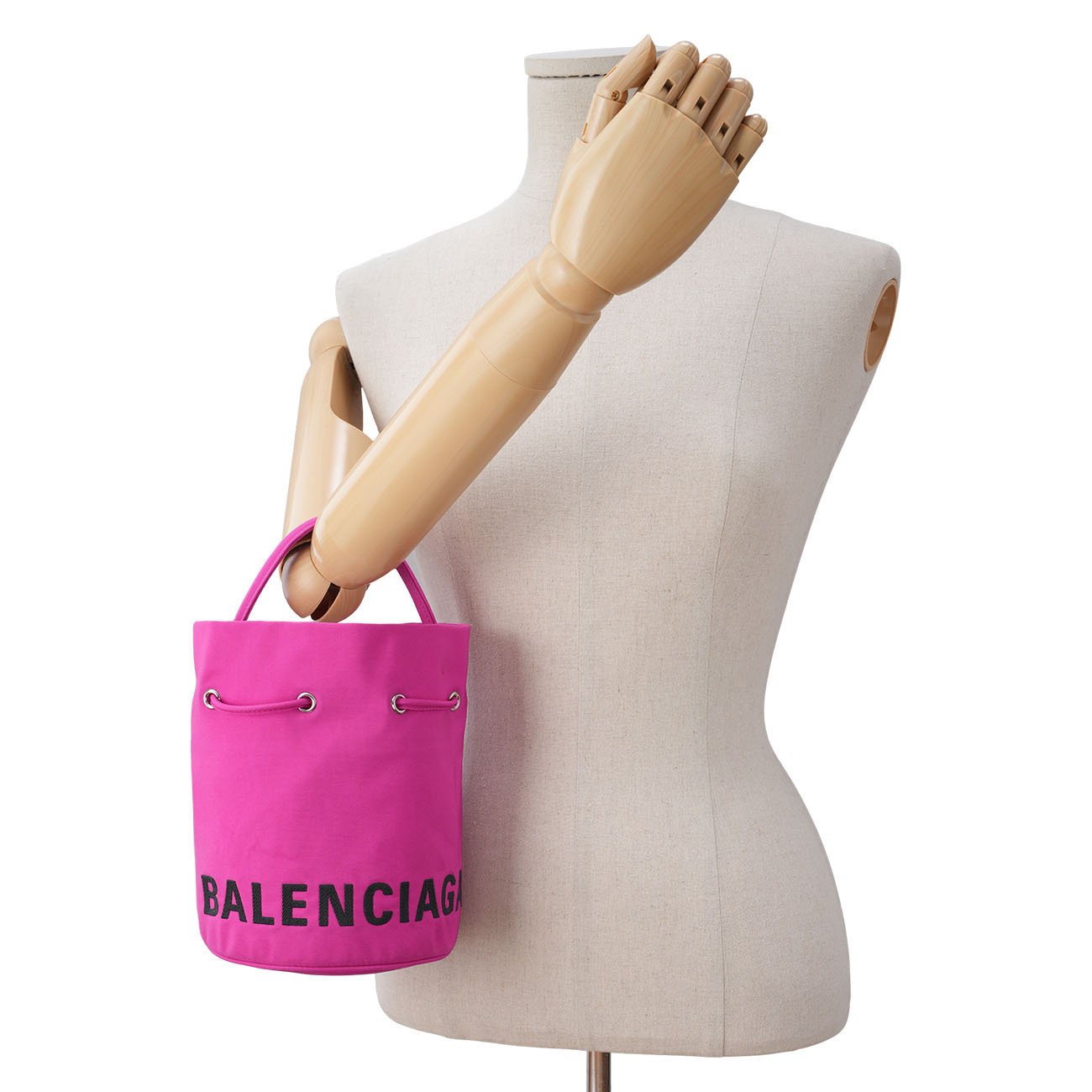 BALENCIAGA(USED)발렌시아가 619458 드로스트링 버킷백