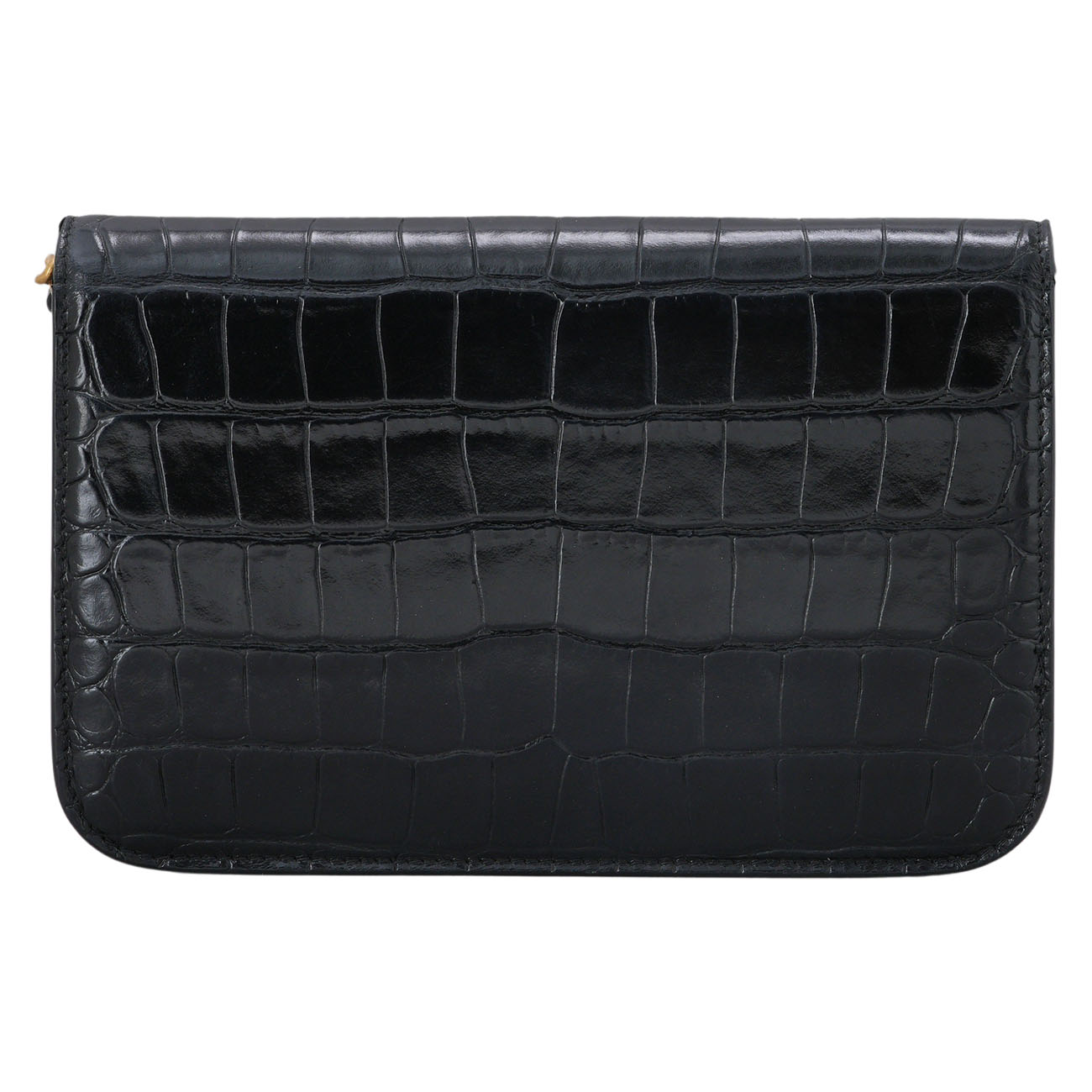 BALENCIAGA(USED)발렌시아가 593615 크로커다일 패턴 B로고 체인 숄더백