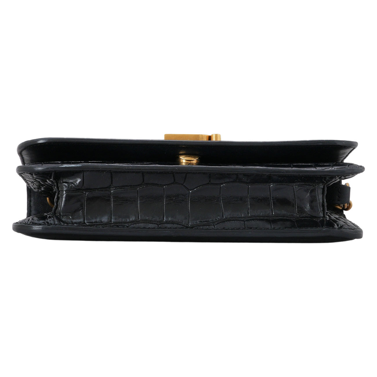 BALENCIAGA(USED)발렌시아가 593615 크로커다일 패턴 B로고 체인 숄더백