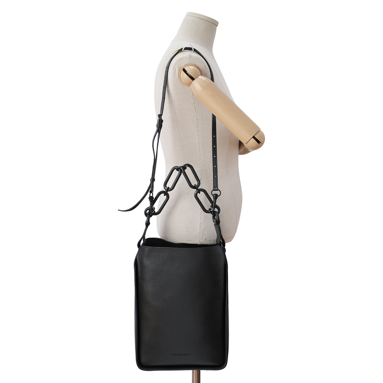BALENCIAGA(USED)발렌시아가 677463 툴 노스 사우스 스몰 체인 토트백